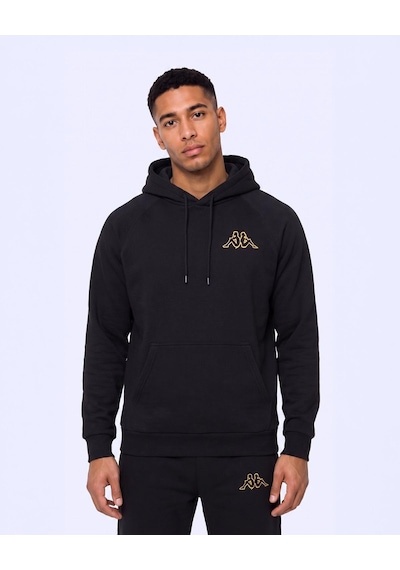 Kappa Authentic Onial Tur Erkek Siyah Oversize Hoodie