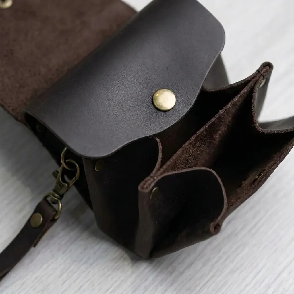 Natayleather %100 Hakiki Deri El Yapımı Vintage Mini Kadın El Çantası Ve Cüzdan - Acı Kahve 12x9 Cm Acı Kahverengi Natayleather %100 Hakiki Deri El Yapımı Vintage Mini Kadın El Çantası Ve Cüzdan - Acı Kahve 12x9 Cm Acı Kahverengi