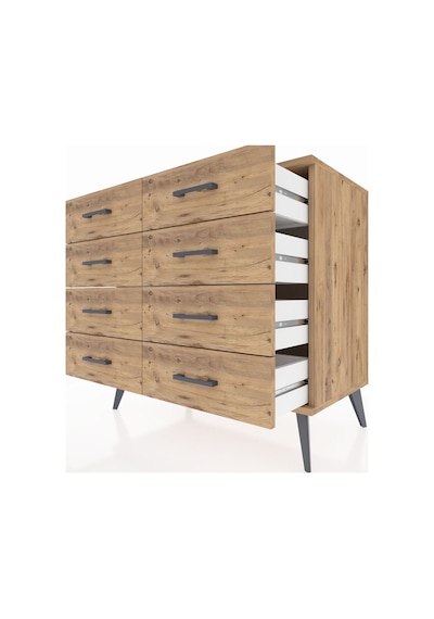 Hyperion Şifonyer 8 Çekmeceli 88x44x80 Çam-çam Çam Hyperion Şifonyer 8 Çekmeceli 88x44x80 Çam-çam Çam