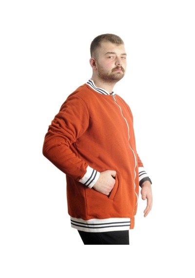 Mode XL Büyük Beden Erkek Kolej Mont Süper 22614 Tarçın Tarçın