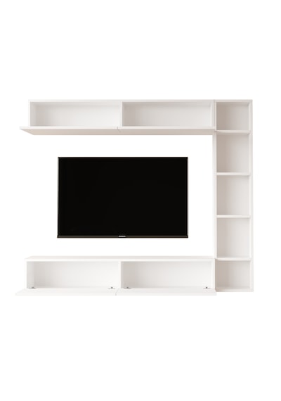 Robin Home Tara Tv Ünitesi Kitaplık Duvara Monte Beyaz