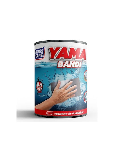 Boss Tape Suya Dayanıklı Depo Boru Hortum Yama Bandı 72Cmx1,2Mt