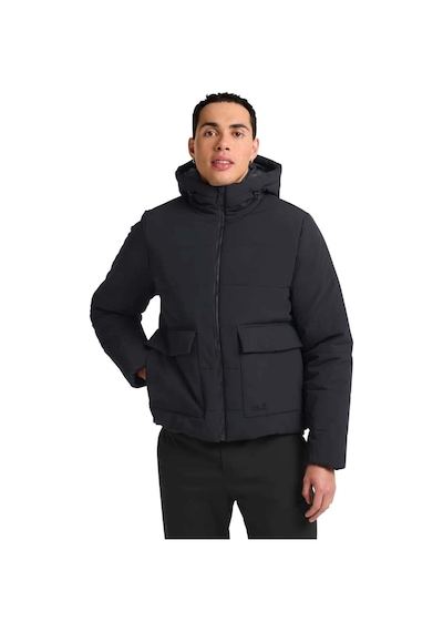 Jack Wolfskın Jack Wolfskin Northern Lite Hooded Erkek Sarı Outdoor Ceketi 6000 Siyah