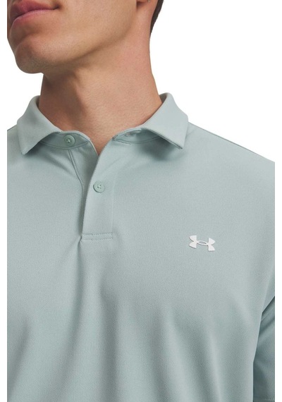 Ua T2g Pique Polo Erkek T-shirt 6012303-477 Turkuaz
