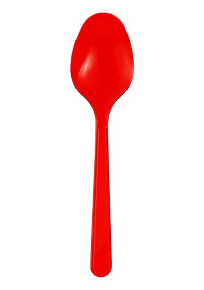 Happy Party Kırmızı Plastik Kaşık 25 Li Partiler Ve Özel Günler İçin Tek Kullanımlık Açık Mavi
