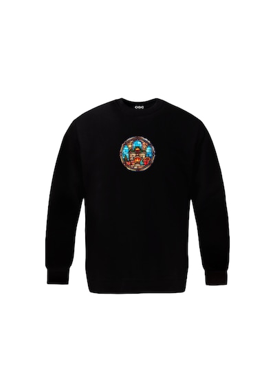 Ogc Şömine Unisex Sweatshirt Siyah