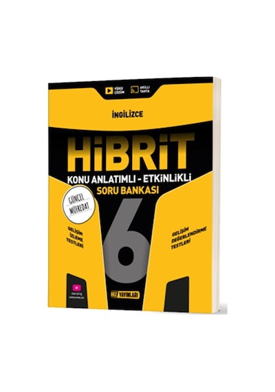 2027 Hız Yayınları 6. Sınıf İngilizce Hibrit Konu Anlatımlı Etkinlikli Soru Bankası