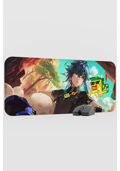 Kinich Genshin Impact Anime Gacha V2 - 70x30 Xl Gaming Mouse Pad Fare Altlığı