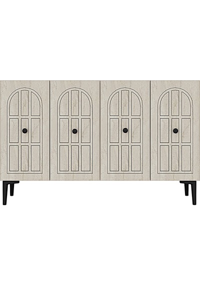 Ka1218bt Windo Konsol Ve Tv Sehpası Beyaz-traverten 120cm Ka1218bt Windo Konsol Ve Tv Sehpası Beyaz-traverten 120cm