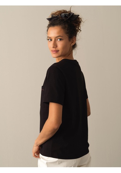 Xint Siyah Regular Fit Bisiklet Yaka Pamuk Tişört 602277
