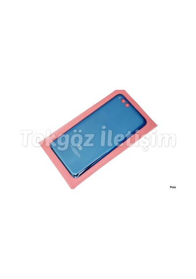 Tkgz Xiaomi Mi 6 Arka Kapak Batarya Pil Kapağı Cam Mavi
