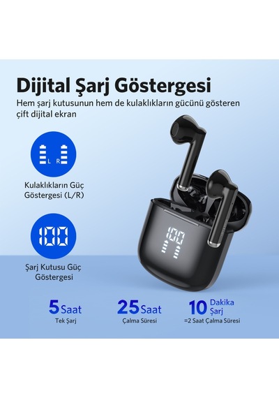 Earfun Air Lite TW204 4 Mikrofonlu Bluetooth Kulakiçi Kulaklık