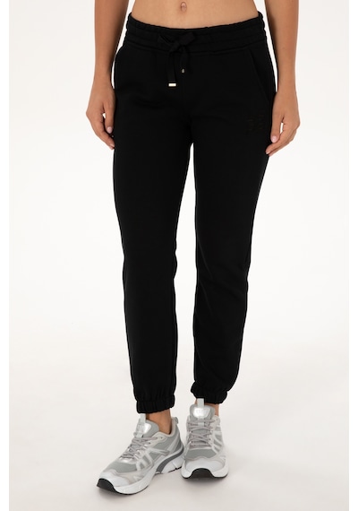 U.S. Polo Assn. Kadın Siyah Jogger Eşofman Altı 50313591-VR046