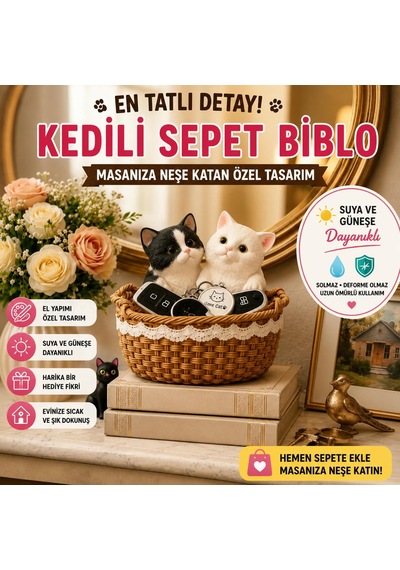 Kedili Sepet Biblo 10 cm