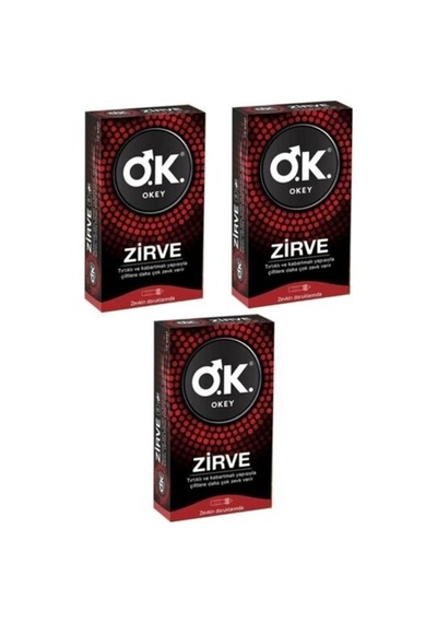 Okey Zirve Prezervatif 10'lu x 3