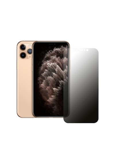 Apple Uyumlu   iPhone 11 Pro Max / XS Max Hayalet Privacy FlexiGlass MAT Nano Ek