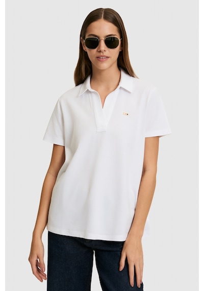 U.S. Polo Assn. U.s. Polo Assn. Kadın Beyaz Tişört Basic 50323447-vr013