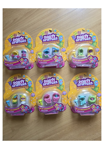 Party Animals Figür Oyuncak 1 Paket