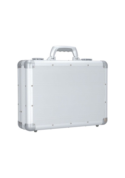 Alumaxx 45 Cm Laptop Gözlü Evrak Çantası, Alüminyum, Organizerli, Gümüş Gri