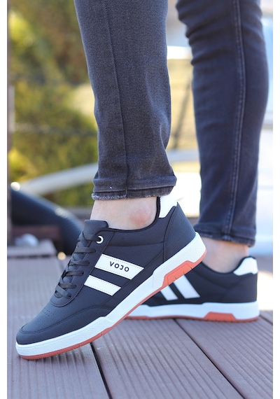 Vojo Gen 5 Rahat Taban Cilt Erkek Sneker Spor Ayakkabı 267800001842 01 Siyah Siyah
