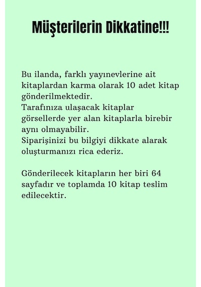 2. 3. 4. Sınıflar İçin Görselli Çocuk Hikaye Öykü Kitapları Karma 10 Kitap - Her Kitap 64 Sayfa