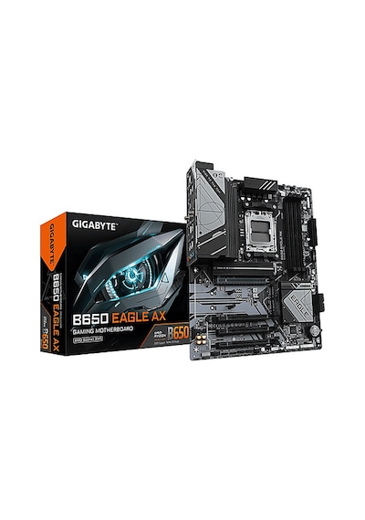 Gıgabyte Eagle Ax Wi-fi 7600 Mhz Oc Pcı-e Gen3 M.2 Usb 3.2 Dp Hdmı 1g Lan Wi-fi 6e Am5 Amd B650 Ddr5 Atx Anakart