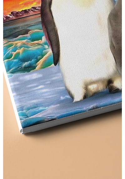 Webstyle Sayılarla Boyama Seti Kasnaklı Penguenler 50 X 65 Cm
