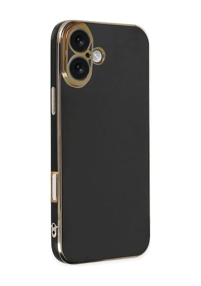 Apple Uyumlu iPhone 16 Kılıf Volet Silikon - Siyah 0.2M-Çok Renkli