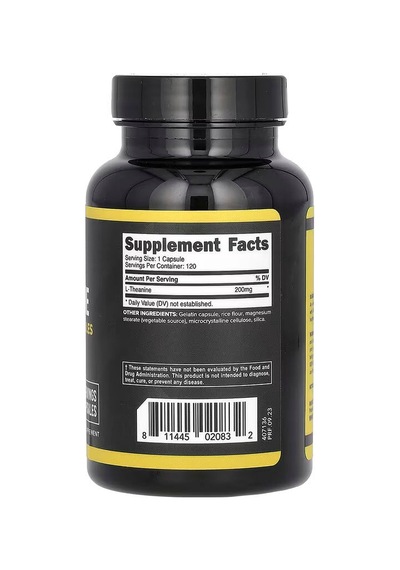 Primaforce L-theanine Brain & Cognitive 200 Mg 120 Capsules Aromasız