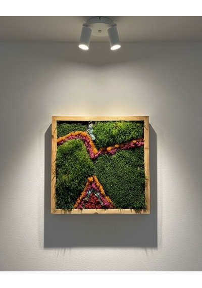 Doğal Yosun Tablosu 65x65
