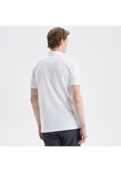 Nautica Nautıca Erkek Beyaz Slım Fıt Kısa Kollu Polo K35062T 1Bw Beyaz