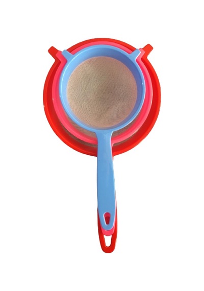 Plastik Süt Süzgeci 12-14-17 CM Süzgeç 3 Lü Set