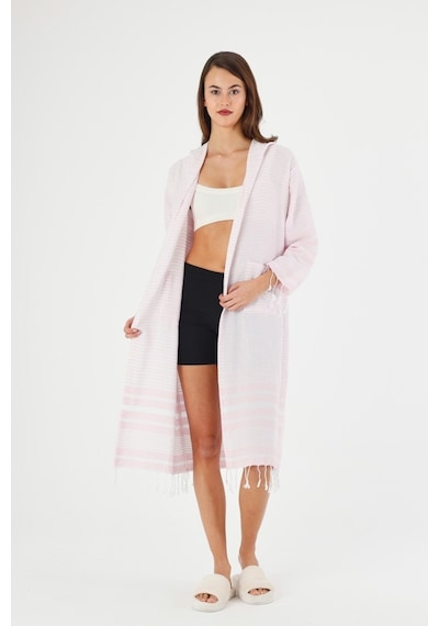 Mulberry Katya Peştemal Bornoz Banyo Ve Plaj Elbisesi Pembe