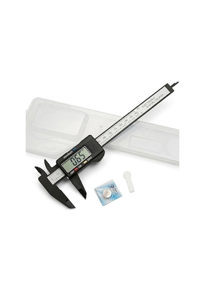 Dijital Kumpas 150mm - İç Dış Çap Ve Derinlik Ölçer - Kutulu + Yedek Pil