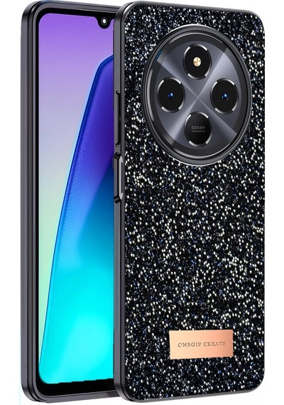 Xiaomi Redmi 14c Bright Simli Kapak - Siyah