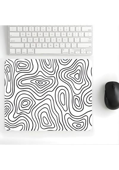 18x22 Cm Desenli Baskılı Mouse Pad Kaymaz Kauçuk Taban Ofis Ve Home Ofis Kullanımına Uygun Yüksek Baskı Kaliteli Küçük Boy Mouse Pad Bilgisayar Laptop Aksesuarı Siyah