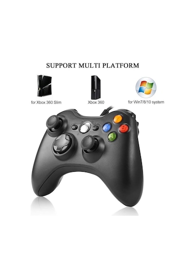 Xbox 360 Controller Pc Kablolu Oyun Kolu 2,20m Usb Kablolu Oyun K