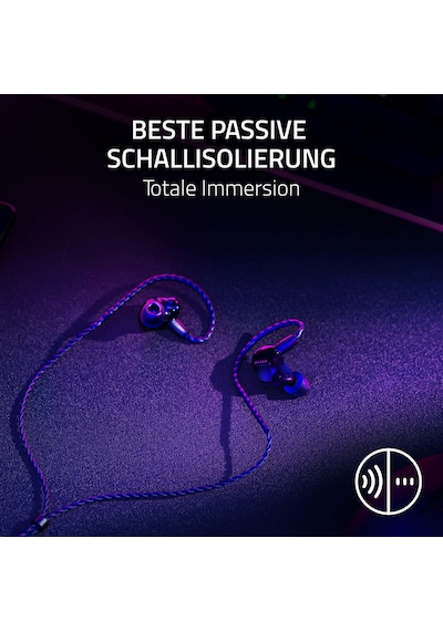 Razer Moray - 7/24 Yayın İçin Ergonomik Kulak İçi Kulaklık Hibrit Çift Sürücü Tasarımı, Ergonomik Düz Tasarım, En İyi Pasif Ses Yalıtımı Siyah Diğer Razer Moray - 7/24 Yayın İçin Ergonomik Kulak İçi Kulaklık Hibrit Çift Sürücü Tasarımı, Ergonomik Düz Tasarım, En İyi Pasif Ses Yalıtımı Siyah Diğer