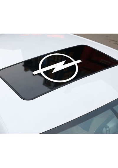 Opel Sunroof Sticker Siyah