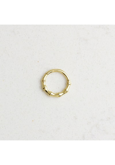 Glorria Altın Burgu Halka Piercing Sarı