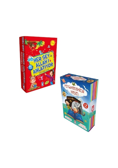 Her Şey Allahı Anlatıyor + Peygamberimizin Hayatı Set 20 Kitap