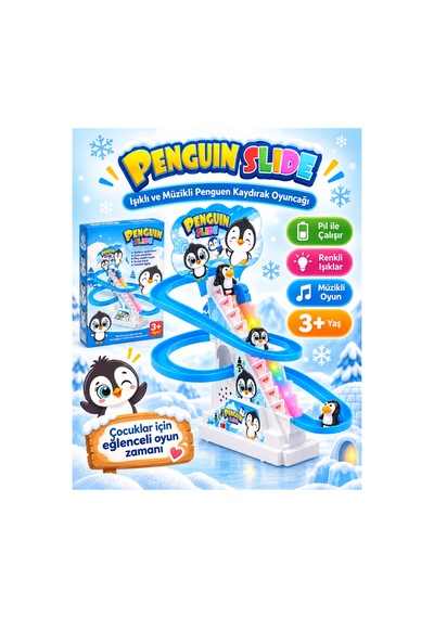 Dön Dolaş Penguen Merdiven Small Işıklı Müzikli - 922840751