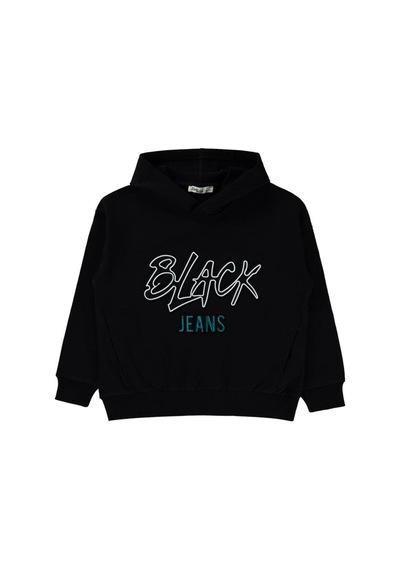 Civil Boys Neber Baskılı 6-9 Yaş Sweatshirt Siyah