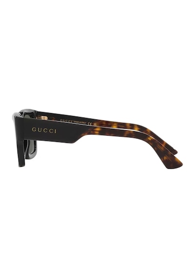 Gucci Gg 1668s 001 52 Unisex Kare Siyah Kemik Güneş Gözlüğü Siyah