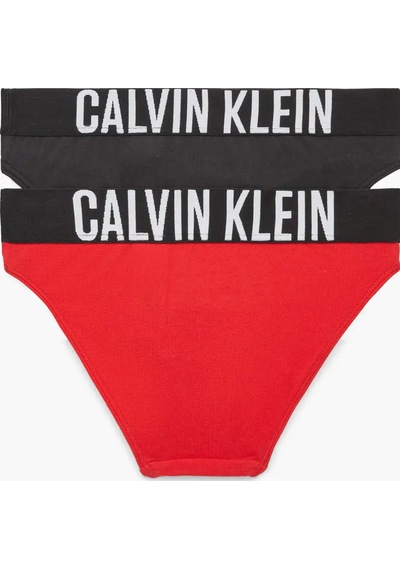 Calvin Klein 2pk Bıkını Kadın Kırmızı Bkini Külot Set