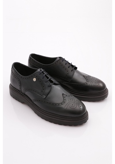Dgn 10023 Erkek Oxford Ayakkabi 10023-2530-R6000 Lacivert