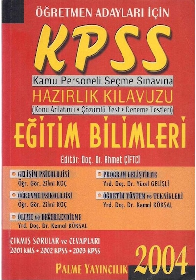 Kpss Eğitim Bilimleri Öğretmen Adayları İçin