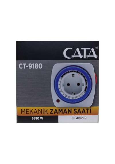 Mekanik Zaman Ayarlı Saatli Priz 3500w Ct-9180 Tybpe72ja2ch4j2m95