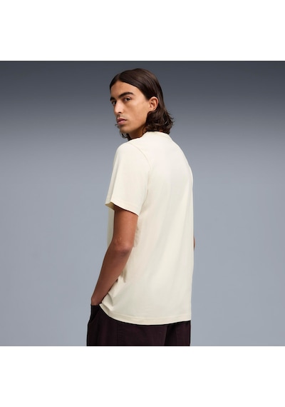 Puma Ess Elevated Tk Erkek Krem T-shirt 695703