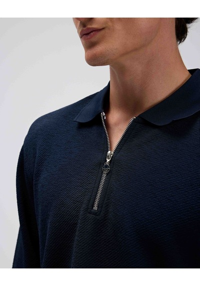 Ellesse Erkek Polo Sweatshirt Em601 Lacivert